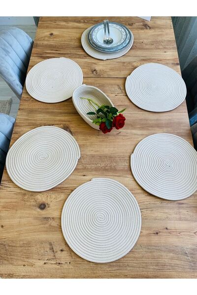 JÜTEX HOME Set de 7 bucăți din răchită din iută americană