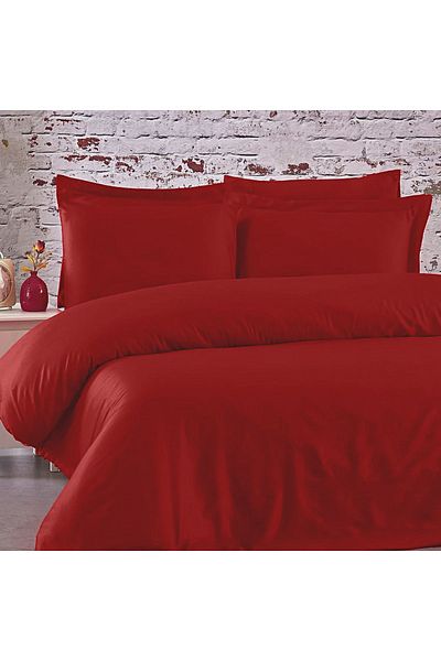Sabia 100% Cotton Oversize Duvet Cover Set with 4 Pillows - 180X200Cm 30cm Height Elastic