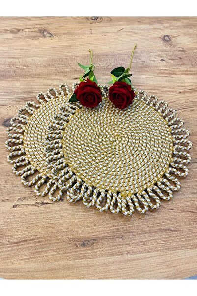 JÜTEX HOME Σετ 2 τεμαχίων από ζατζούρι από άχυρο αμερικανικής υπηρεσίας Supla