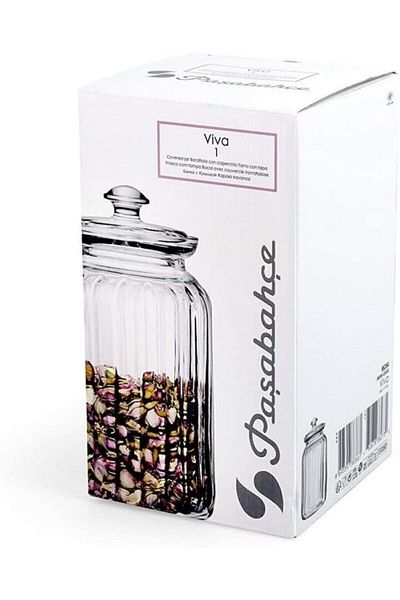 Paşabahçe Viva Glass Jar with Lid, 1500 Cc (96394) Fma383661