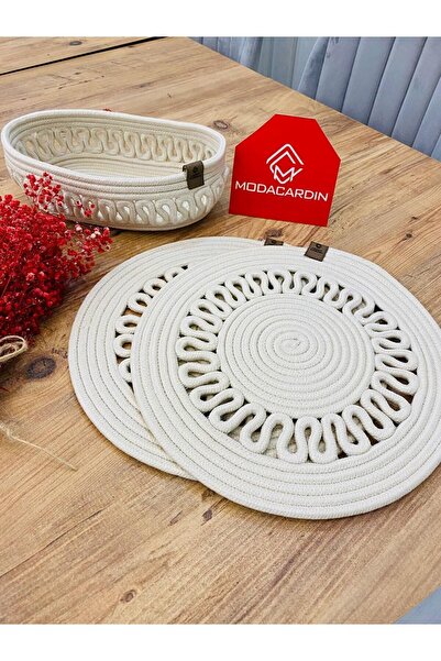 JÜTEX HOME Σετ 3 τεμαχίων από άχυρο από γιούτα American Service Supla και καλάθι