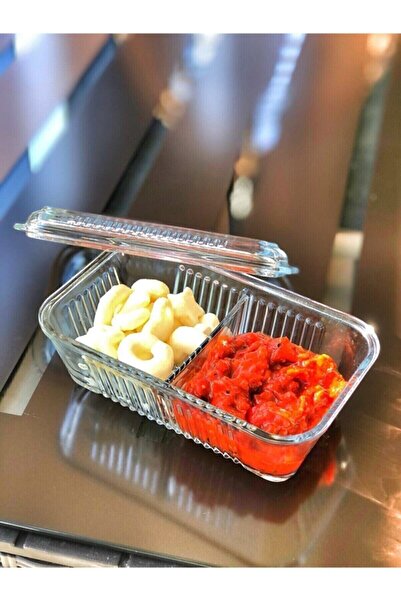 Paşabahçe حاوية تخزين الإفطار مع مقصورات