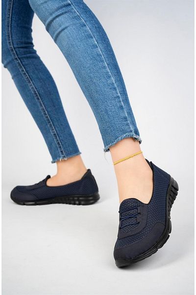 Deripabuc Women's Sports Ballerinas Navy Blue - Çpç-0004