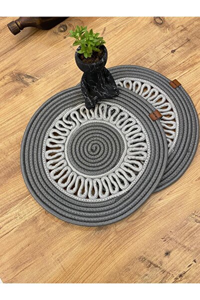 JÜTEX HOME Σετ 2 τεμαχίων από ζατζούρι από άχυρο αμερικανικής υπηρεσίας Supla