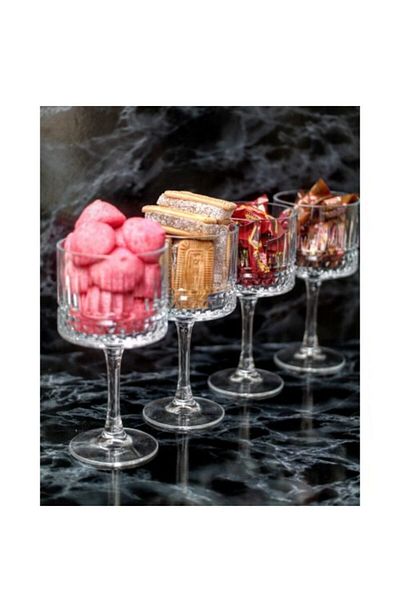Paşabahçe Set of 4 Elysia Model Large Cocktail Glasses