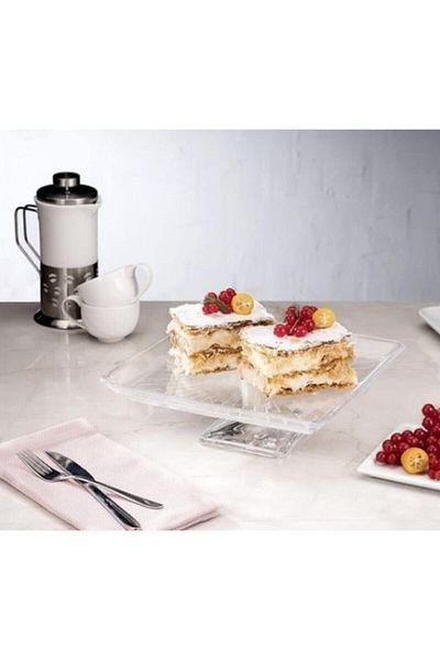 Paşabahçe Madlen Standing Cake Stand 24x24cm Fma04996
