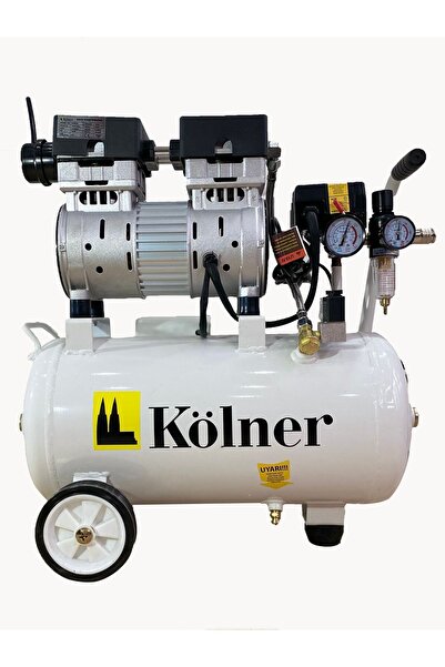 kölner 24 Litre Sessiz Yağsız Hava Kompresörü 1 Hp Bakır Sargılı Motor 2 Yıl ...