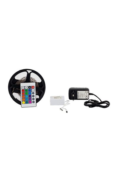 Cata CT-4557 Cata RGB LED Strip 5 meters + transformer + RGB Remote Control