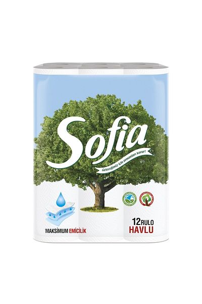 Sofia Kitchen Towel 12 pcs