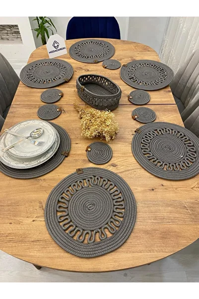 JÜTEX HOME 13 τεμάχια από άχυρο γιούτας American Serving Supla - Μαμάλια και καλάθι