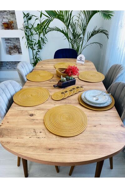 JÜTEX HOME 13 τεμάχια από άχυρο γιούτας American Serving Supla - Μαμάλια και ...