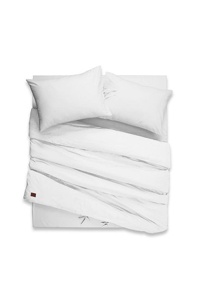 Sabia Double Organic Duvet Cover Set - 100% Cotton, 150X200Cm, 30cm Elastic, 62 Strings with Sheets (155 Tc)