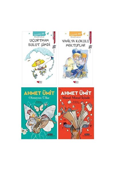 Can Çocuk Yayınları Uçurtmam Bulut Şimdi+vanilya Kokulu Mektuplar+olmayan Ülk...