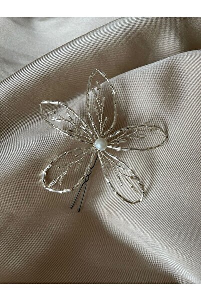 DOĞA ART STORE Çiçek Model Firketeli Gelin Saç Aksesuarı