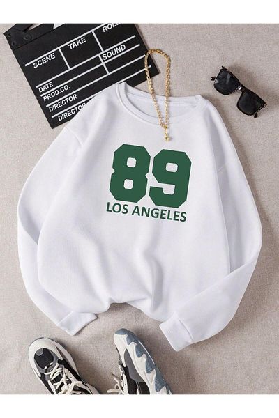 BENROMA 89 Los Angeles Printed Unisex Παιδικό Φούτερ - Crew Neck