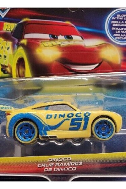 CARS Disney Pixar Cars - Glow Racers - Cruz Ramirez - Glow in the Dark Gece Parlayan Araba HPG76-HPG81