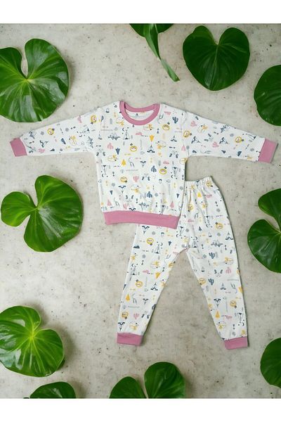 lokobomb Ribbed Children's Pajama Set - under Counter