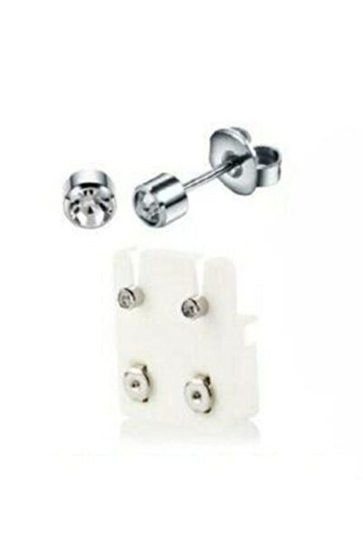 elittrendshop Steril Kulak Delme Küpesi 1 Çift Nina Cerrahi Çelik Küpe Günlük Kullanıma Uygun