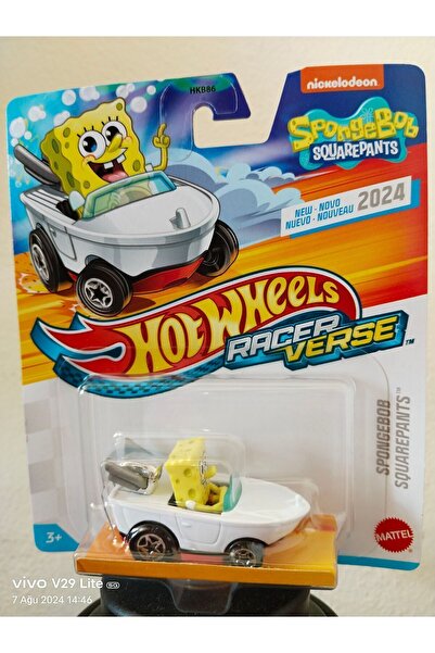 HOT WHEELS Racer Verse SpongeBob SQUATREPANTS SüngerBob 2024 Özel Koleksiyon Serisi Nadir Ürünler