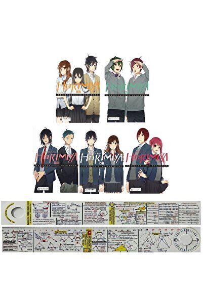 Akıl Çelen Kitaplar Horimiya 6-7-8-9-10. Ciltler Manga Seti + Matematik Öğret...
