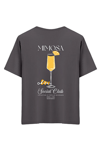 Mounte Bianca Unisex mimoza - Oversize kroj T-shirt