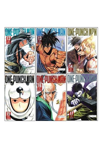 Akıl Çelen Kitaplar One-punch Man 12-13-14-15-16-17. Ciltler Manga Seti