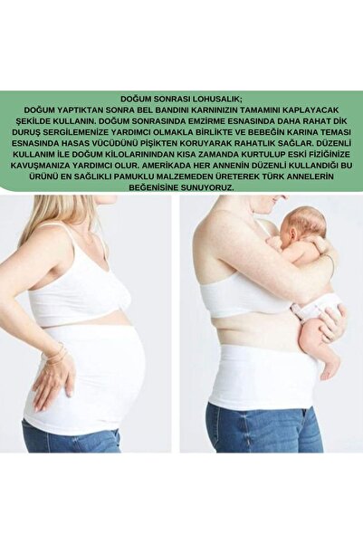 OlaLady Set de 2 bucăți de susținere a taliei de maternitate