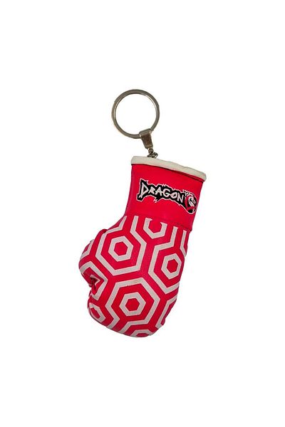 Dragondo Ac1344 - Pink Mascot Keychain with Boxing Gloves (Single)