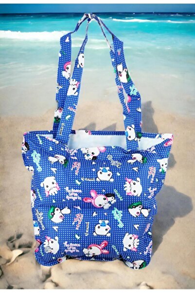 e-life shop Надувна пляжна сумка - подушка для кемпінгу, килимок 2 в 1, подуш...