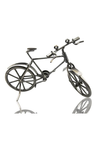 Generic Brand Vintage Nostalgic Retro Handmade Metal Bicycle Model Decorative Gift Trinket Showcase Ornament
