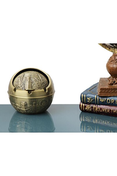 e-life shop Lüks Yöresel Motifli Döküm Küllük Kül Tablası Para Anahtar Yuvası...