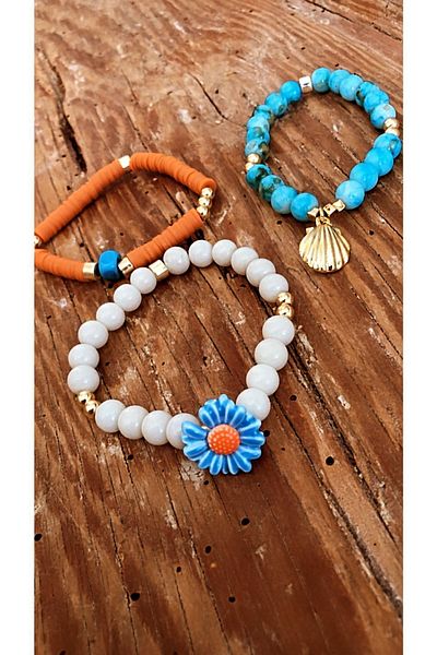 by özllem Orange Love Bracelet Set