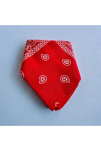 alsaccessories Women's Red Color Ethnic Patterned 100% Cotton Bandana, Hair Band