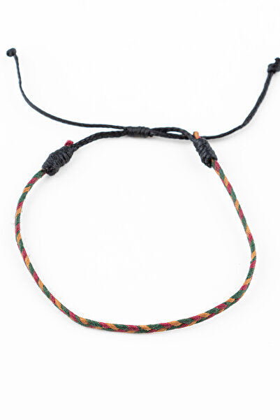 Sortie Aksesuar Unisex Makrome Boyu Ayarlanabilir  İp Bileklilk 005