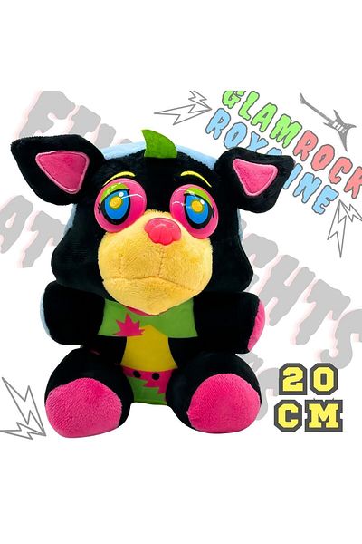 e-life shop Five Nights at Freddy's Fnaf Rockstar Roxanne Wolf Plush Toy - 20 cm Sleeping Companion