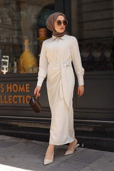 Poliyance Φόρεμα Sura Beige