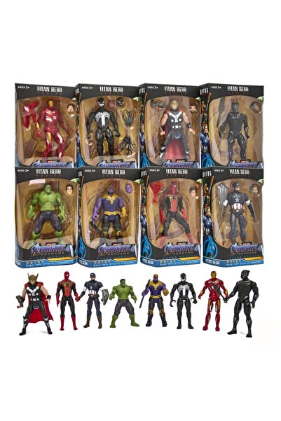 Genel Markalar Avengers Yenilmezler Aksiyon Figür Oyuncak Captain America Es9104 Çocuk Eğitici Oyuncaklar