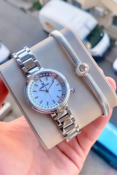 Daniel Klein Kadın Kol Saati Gümüş Çelik 3 Atm Su Geçirmez 2 Yıl Garantili Bi...