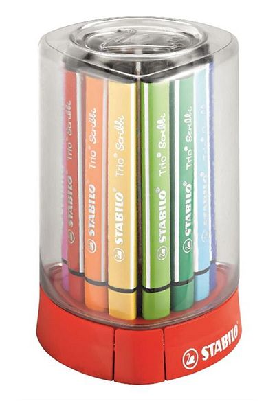 Stabilo Brand: 368/12-1 Trio Scrıbbı 12 Piece Felted Pen Category: Felted Pens