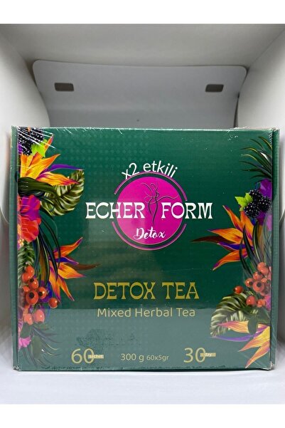 ECHER FORM Limon Lu Detoxs 60 Lı Tek Kullanımlık Paketler 1 Aylık Paket