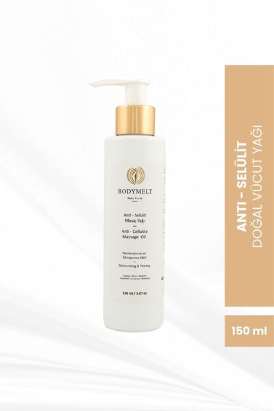BODYMELT Selülit Karşıtı Doğal Masaj Yağı Anti-selülit Sıkılaştırıcı Vegan Ba...