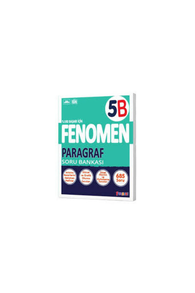 Fenomen Yayıncılık FENOMEN 5.SINIF PARAGRAF B SORU BANKASI 2024-2025 GÜNCEL B...