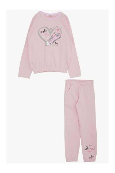 Zekids Σετ αθλητικών κοριτσιών - Παπούτσια με στάμπα, βαμβακερά και απαλή υφή