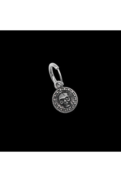 Viking حلقة جمجمة قوطية مزدوجة الجوانب - تصميم بوصلة، أقراط من الفولاذ المقاو...