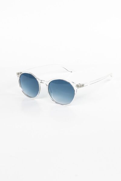 LUNOX Niobe Crystal Gradient Blue Unisex Sunglasses