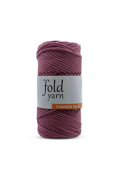 FOLD 100% PP Μακραμέ Νήμα - 6 Μοντέλο Νήμα Πολυεστέρα - 3mm - 250gr 115m Νήμα και Υλικό για Τσάντα