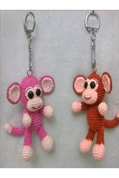 EL SANATLARI Örgü Maymun Anahtarlık