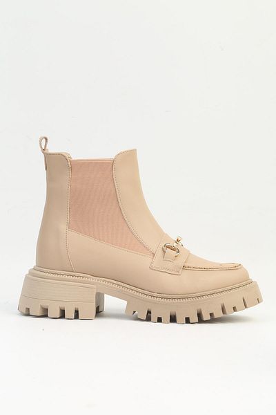 Pierre Cardin Pc-54085 Model Women's Beige Boots