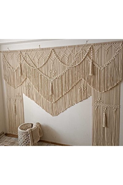 EdaTasarım Makrome Perde 250 X200cm