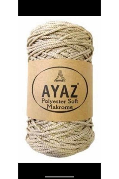 Ayaz Polyester Soft Macrame 260 Cream